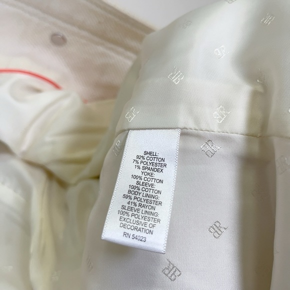 Banana Republic Beige Tan Moto Textured Zip  Jacket - Picture 11 of 14